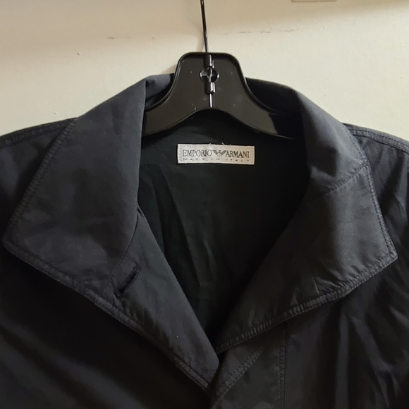 Vintage Emporio Armani black button-down - Picture 4 of 8